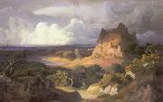 Henry Keller Heroic Landscape oil painting artist